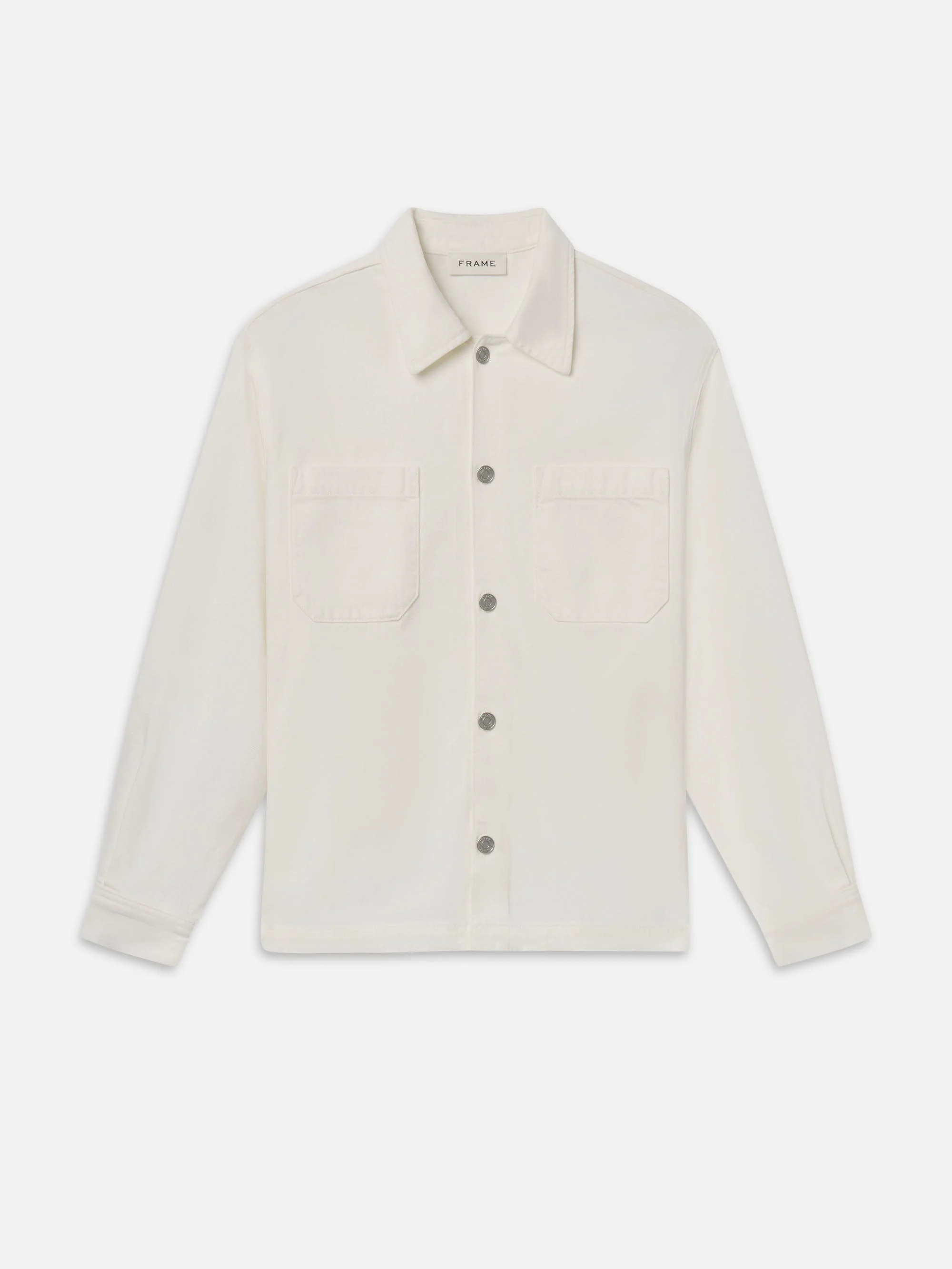 Linen Blend Shirt Jacket - 1