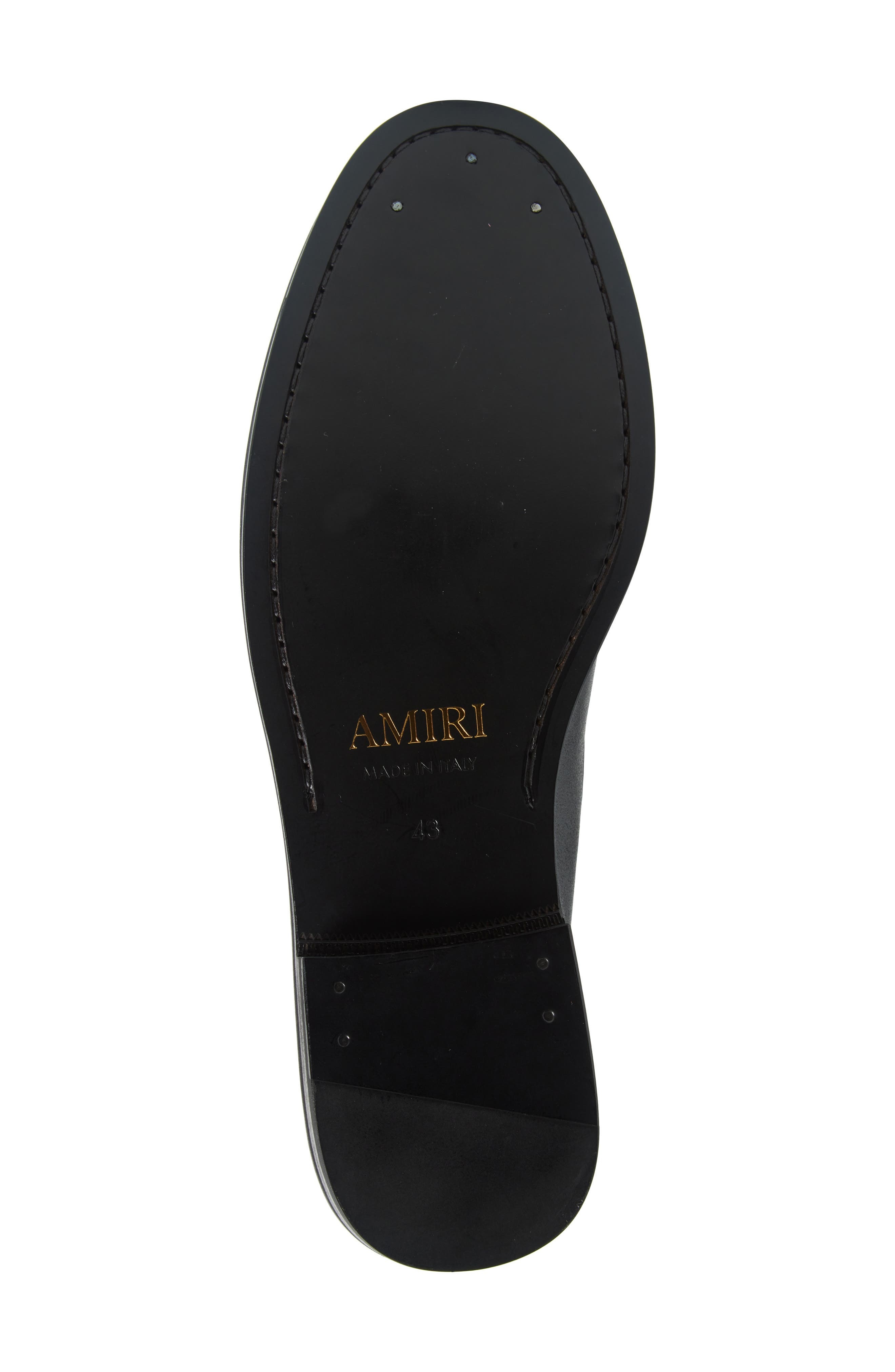 AMIRI MA Chain Penny Loafer in Black at Nordstrom - 6