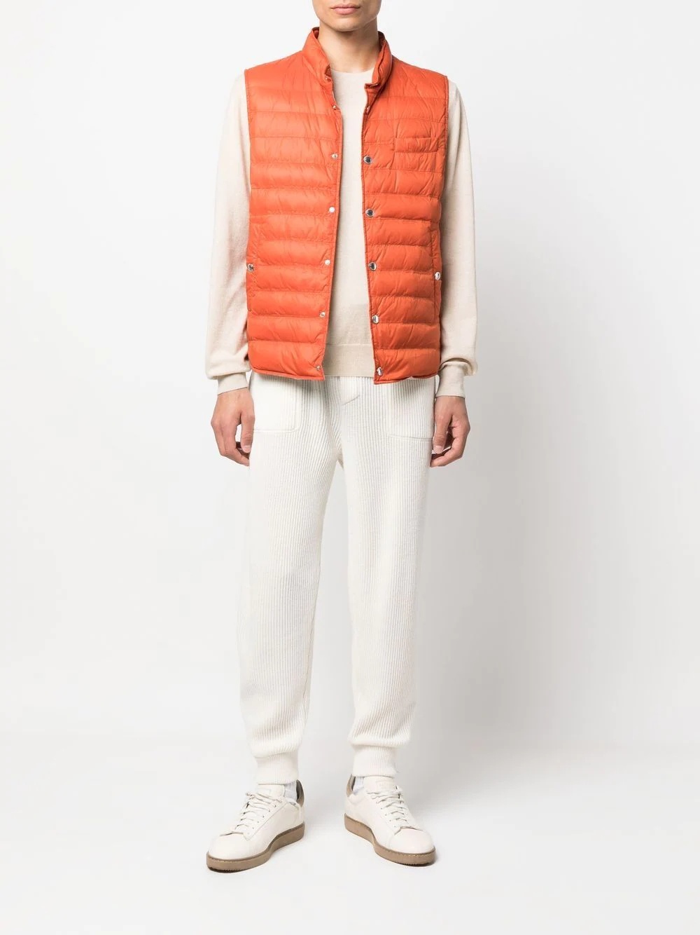 drawstring cashmere track pants - 2