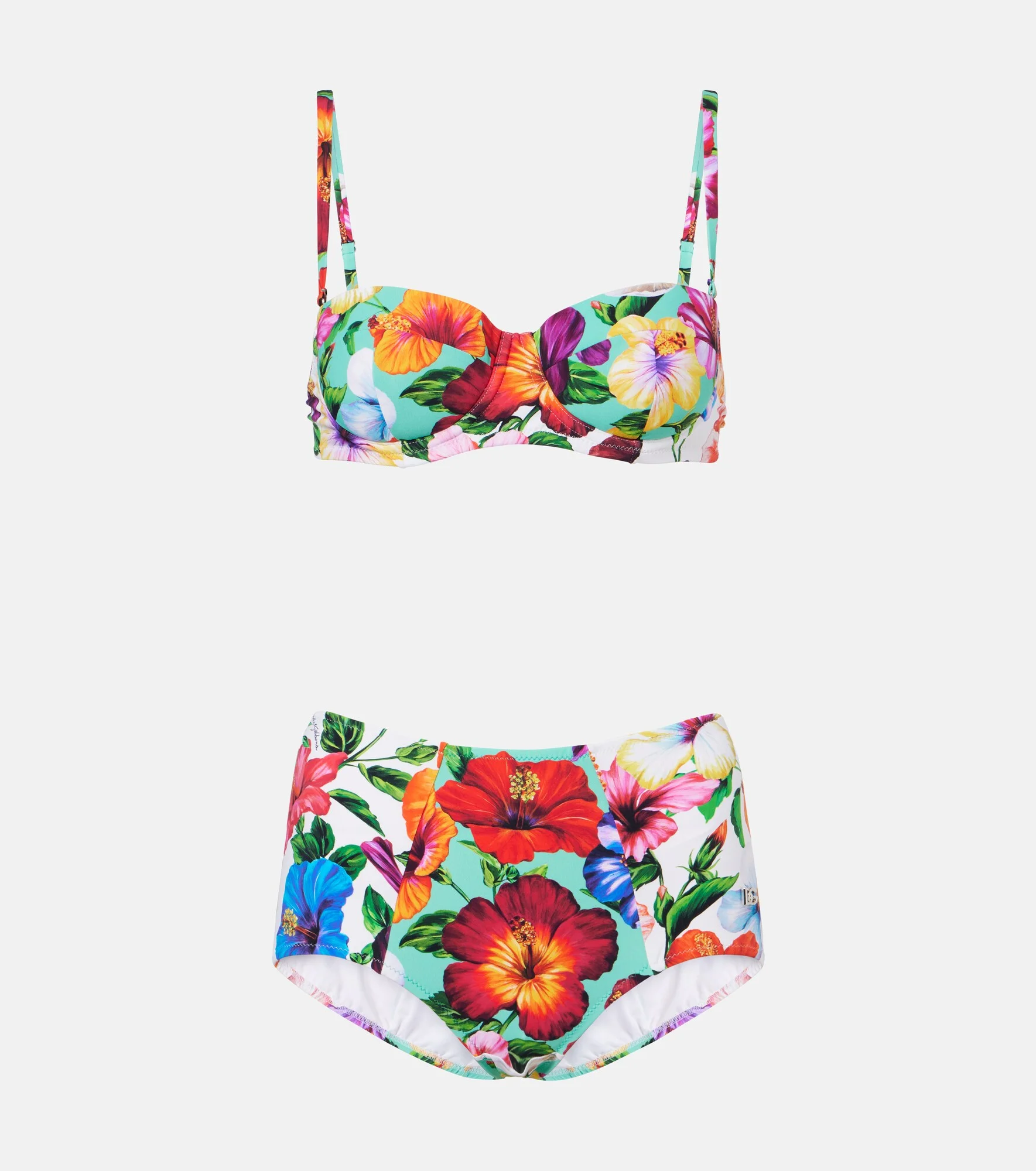 Floral bikini - 1