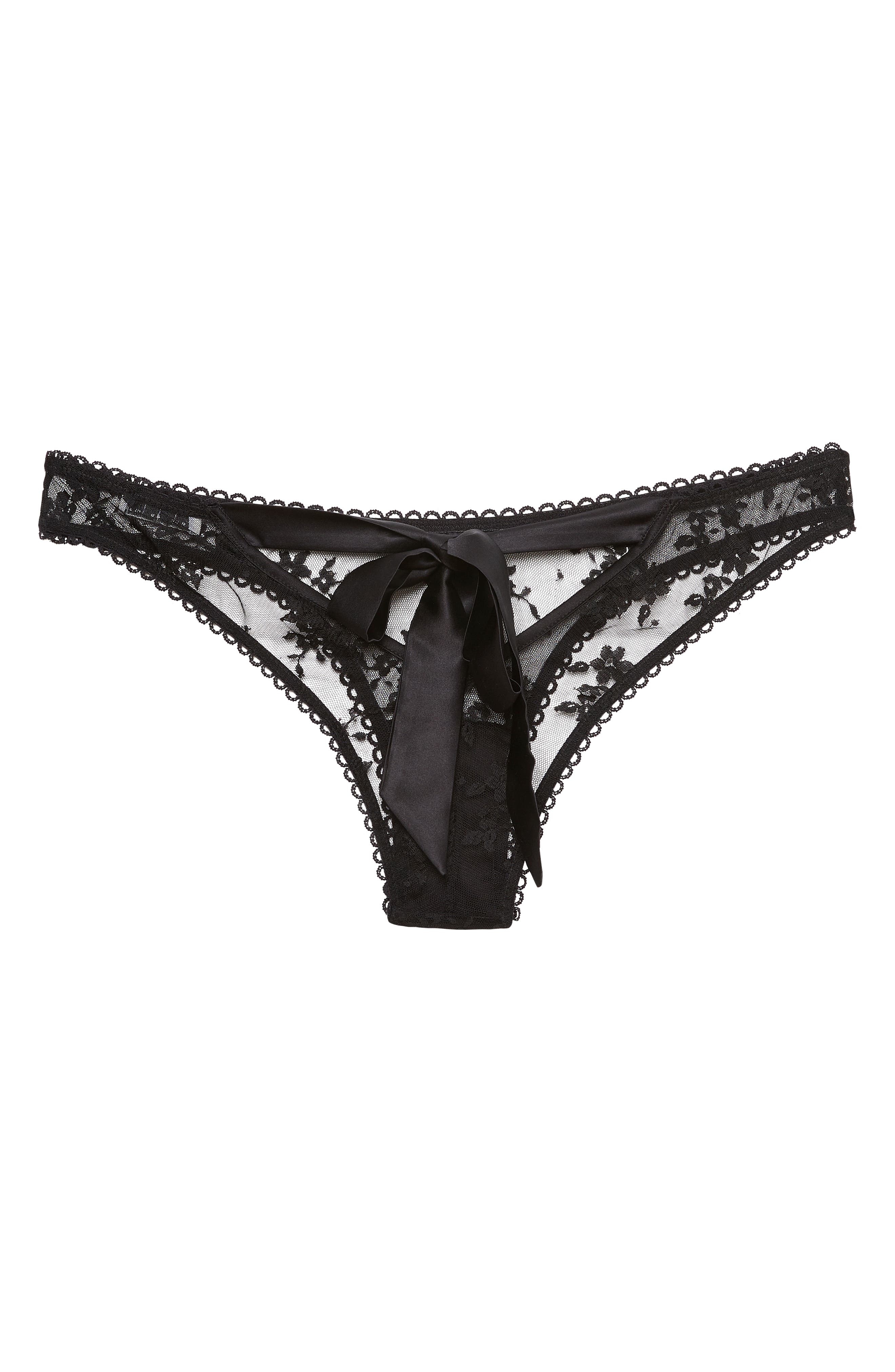 Fleur Du Mal Untie Me Underwire Demi Bra in Black at Nordstrom - 4