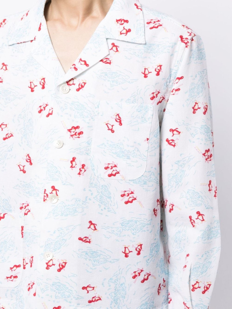 graphic-print cotton shirt 5