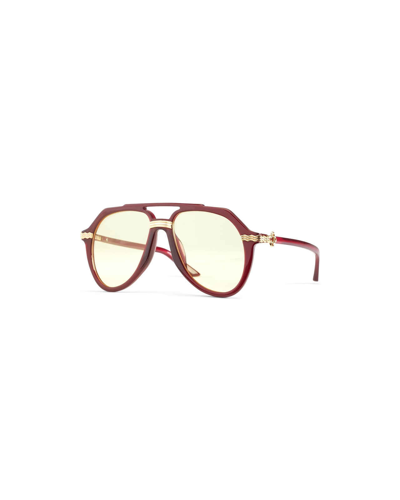 Rajio Wine & Gold Sunglasses - 1