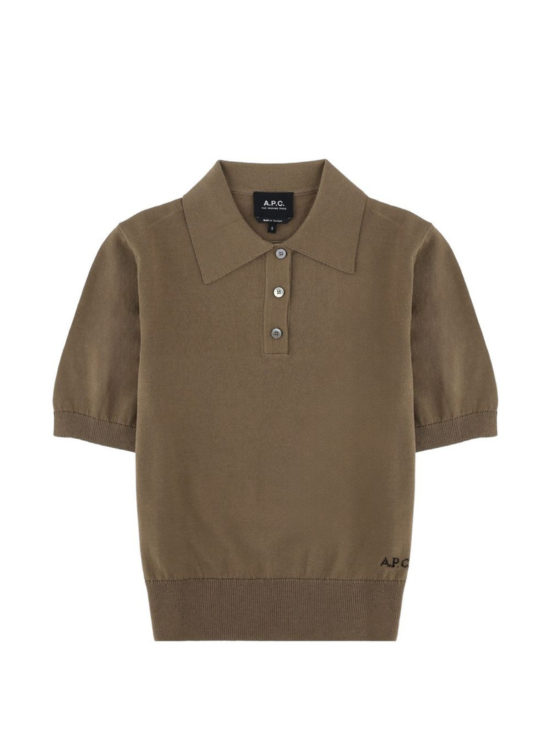 button-up polo T-shirt 1
