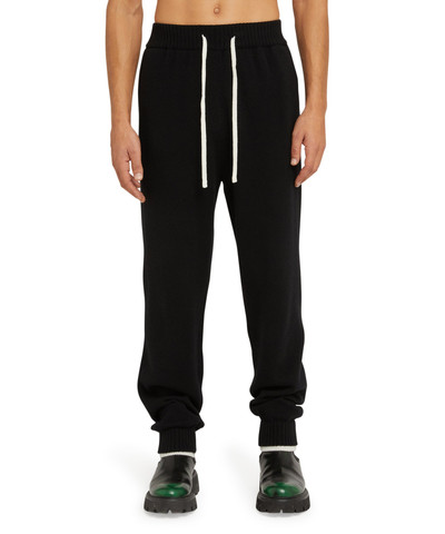 MSGM MSGM trousers in "Embroidery Cachemire blend knit" fabric outlook