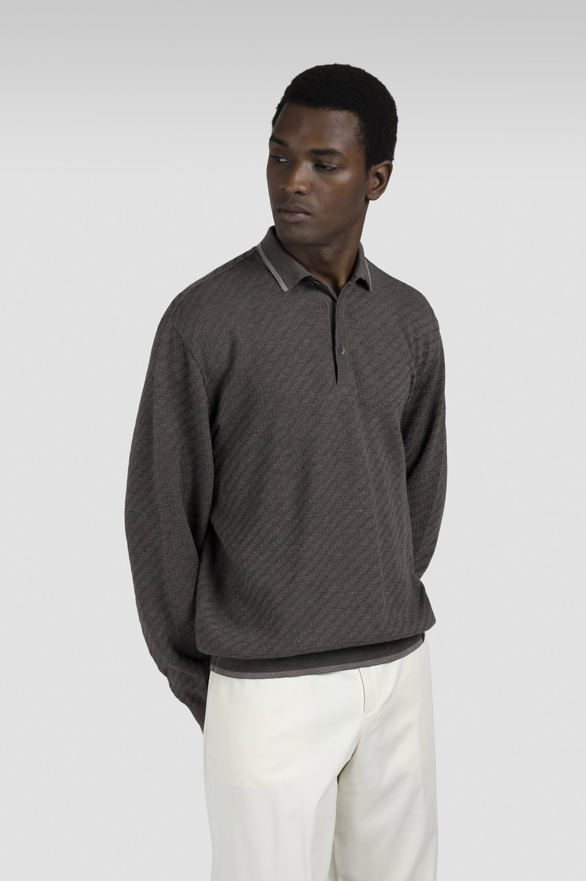 MERINO EXTRAFINE POLO SHIRT - 6