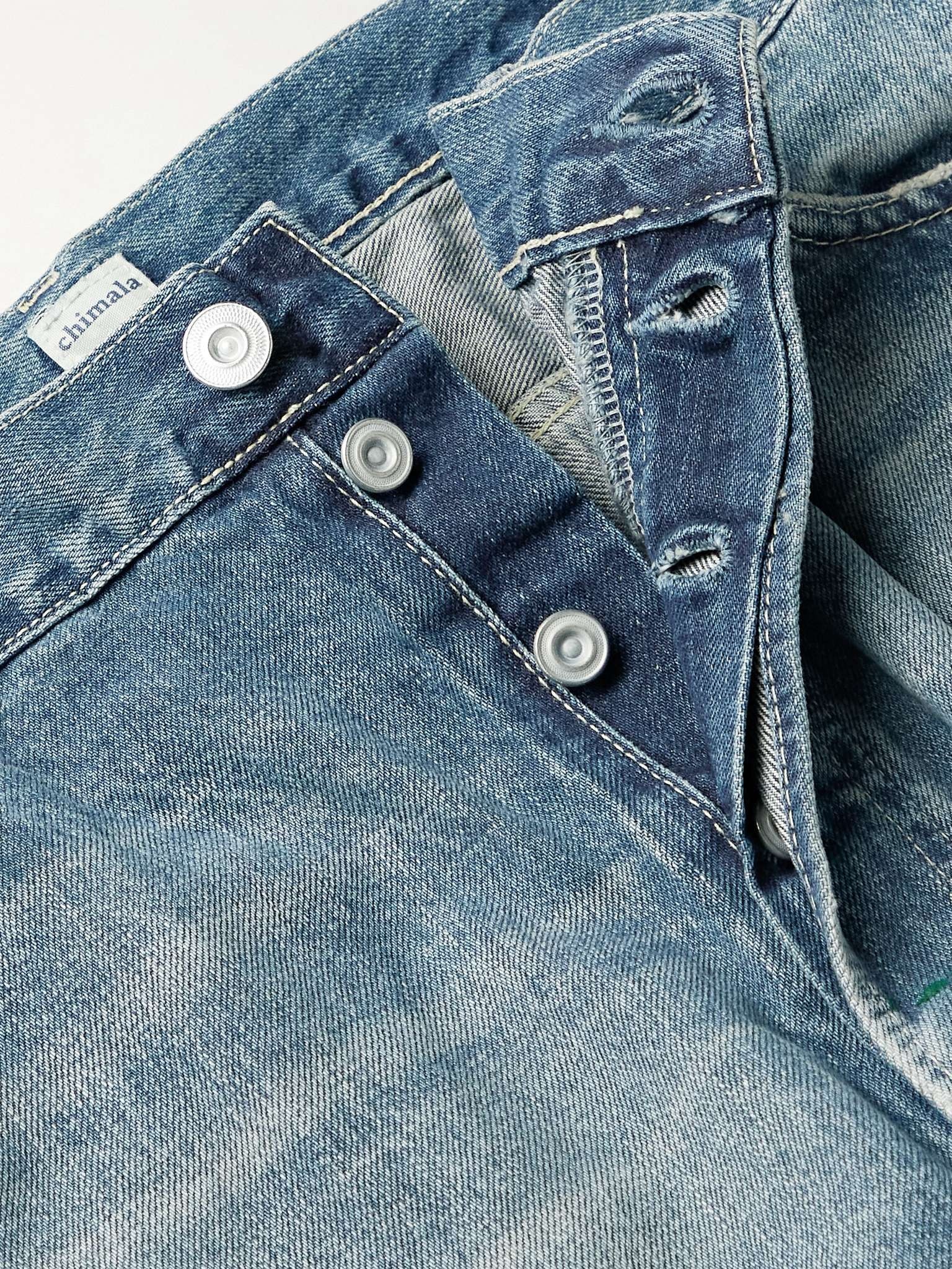 Distressed Selvedge Denim Jeans - 3