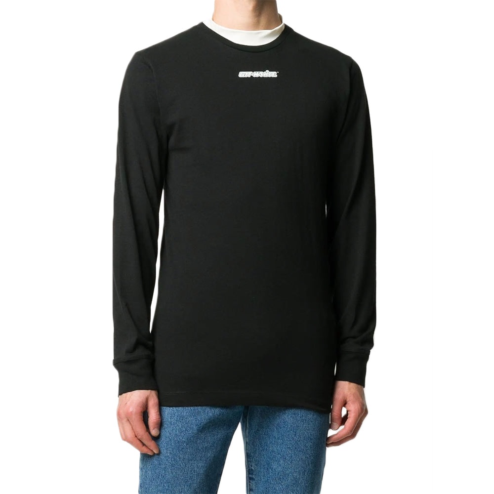 Off-White Fw20 Arrows Sketch Mens Logo Long Sleeve OMAB001E20JER0031025 - 4