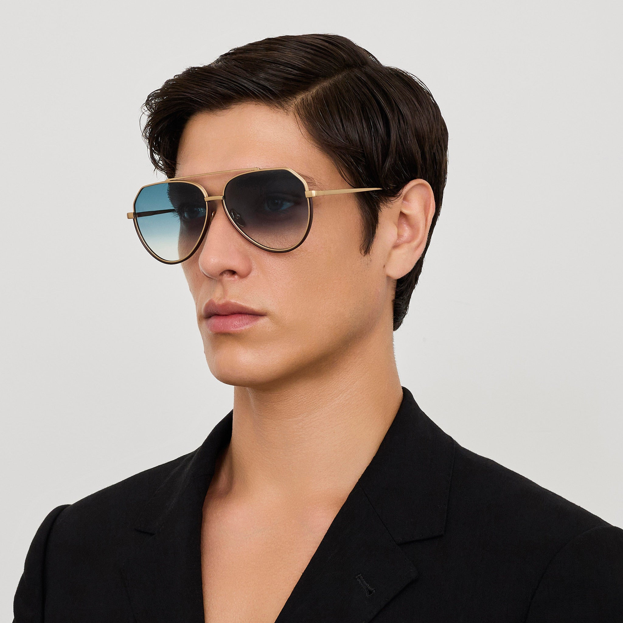 Bayer Sunglasses in Aqua and Gold - 4