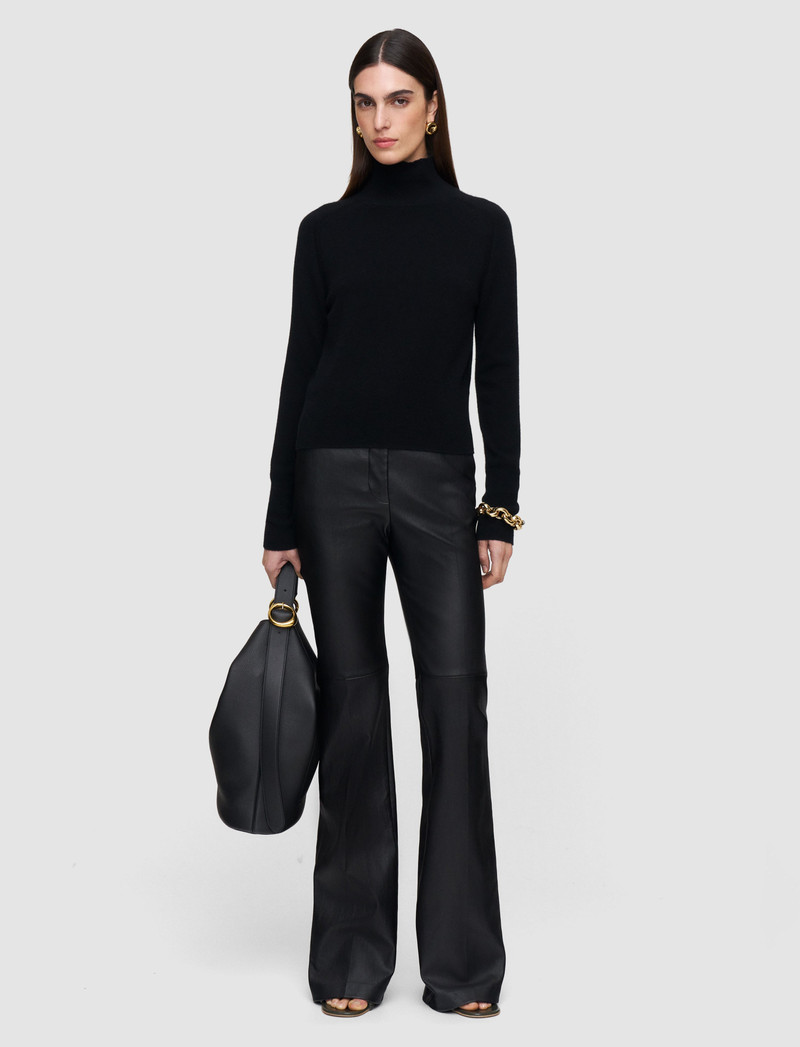 JOSEPH Tafira Leather Stretch Trousers outlook