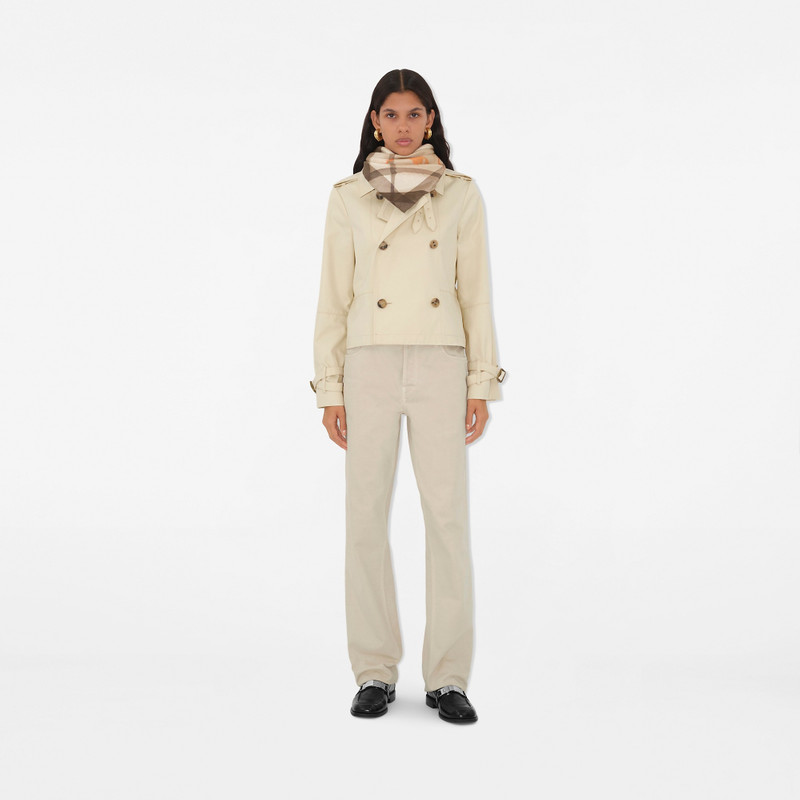 Burberry Watercolour Check Silk Scarf outlook