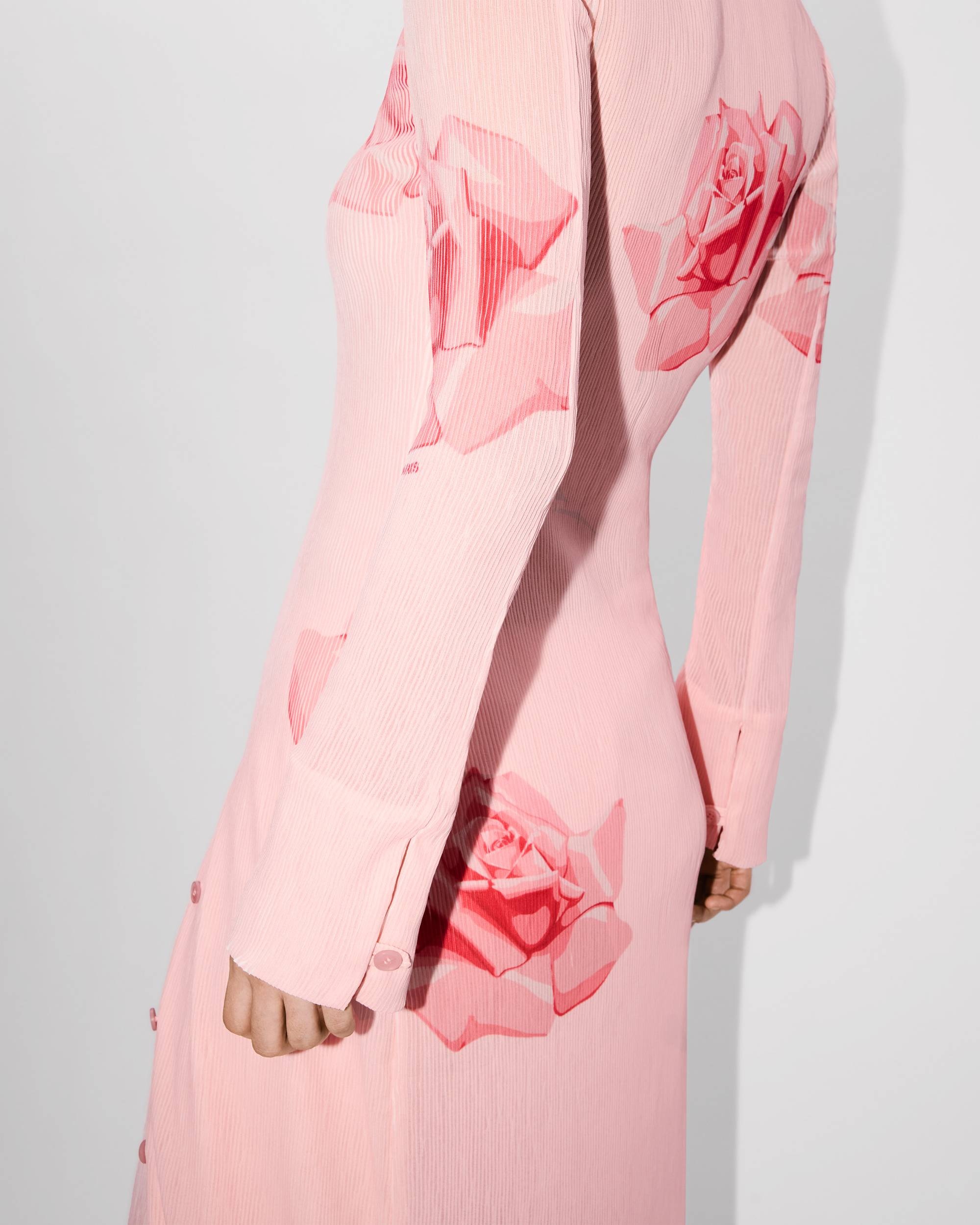 'KENZO Rose' elevated woven cardigan - 6