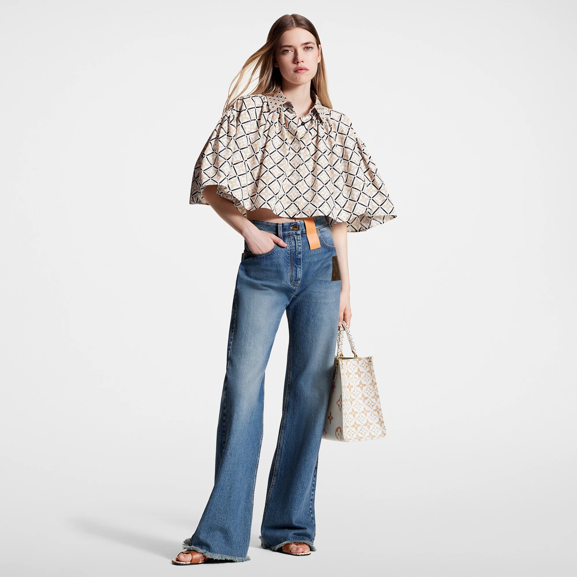 Frayed Hem Straight-Cut Jeans - 4