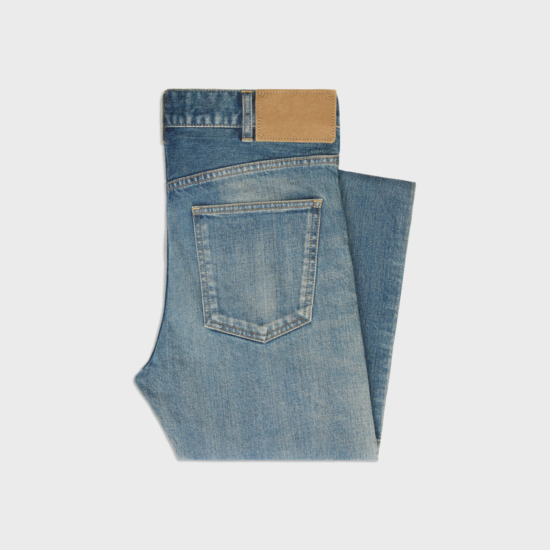 CELINE skinny jeans in trail wash denim outlook