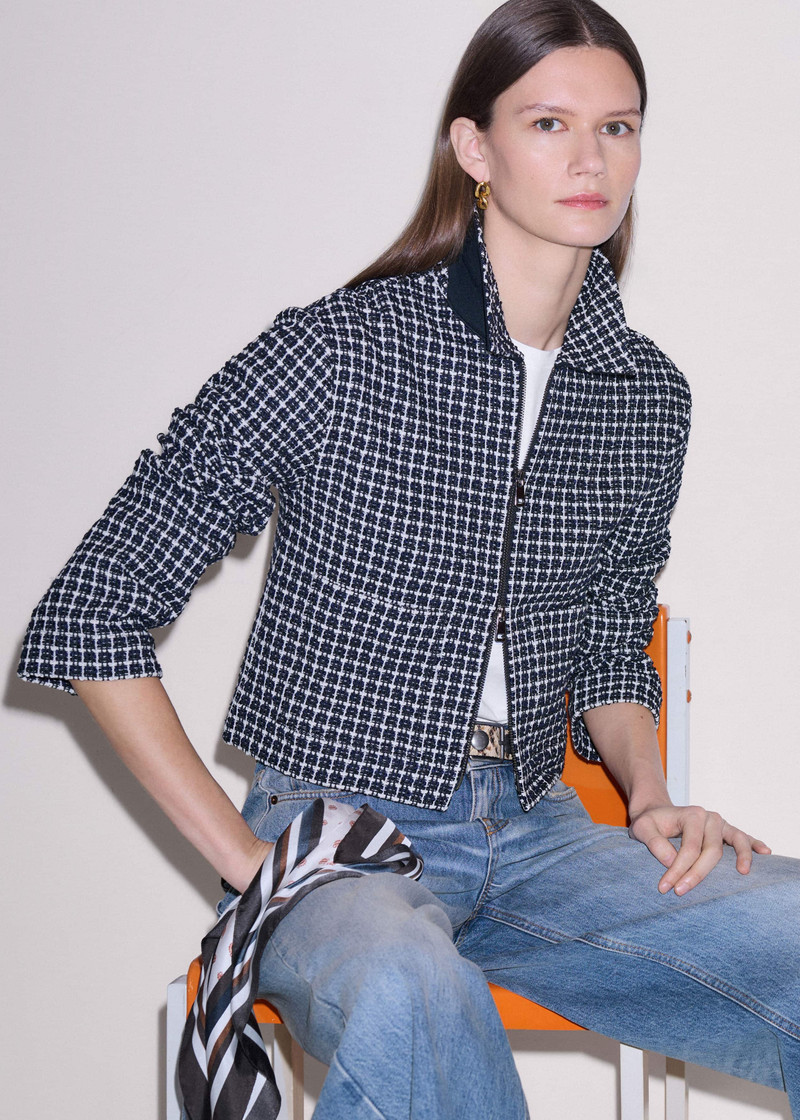 Zip-Front Relaxed Top 1