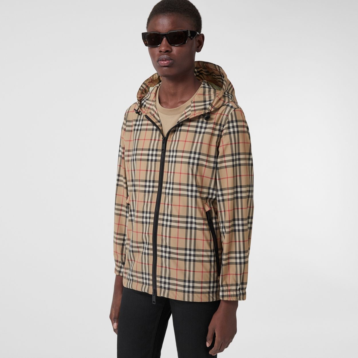 Vintage Check Hooded Jacket - 6