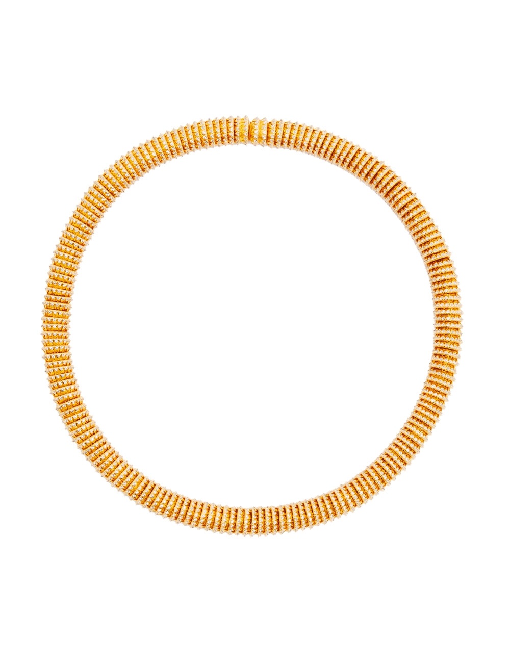CONE PAVE NECKLACE - 1