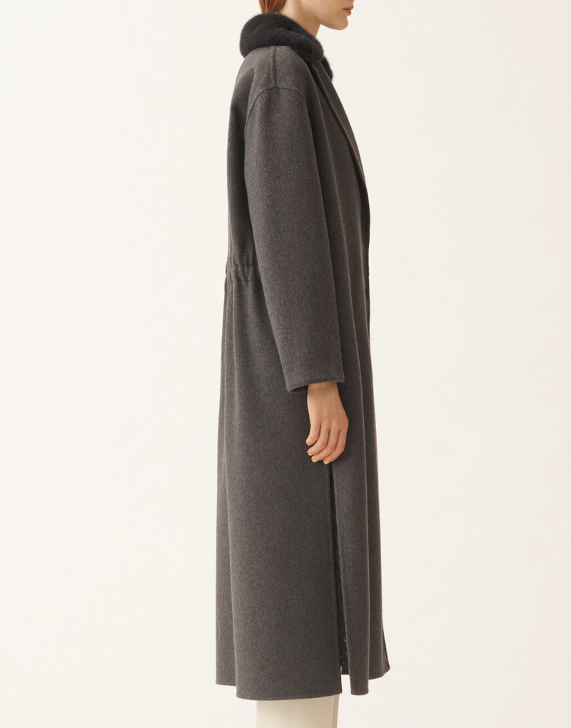 Double-faced cashmere coat 5