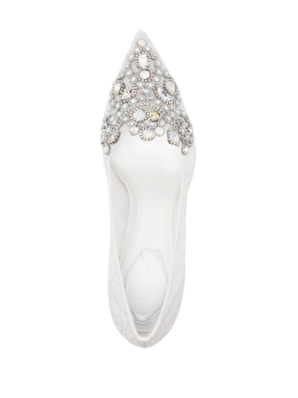 Veneziana crystal kitten-heel pumps - 4