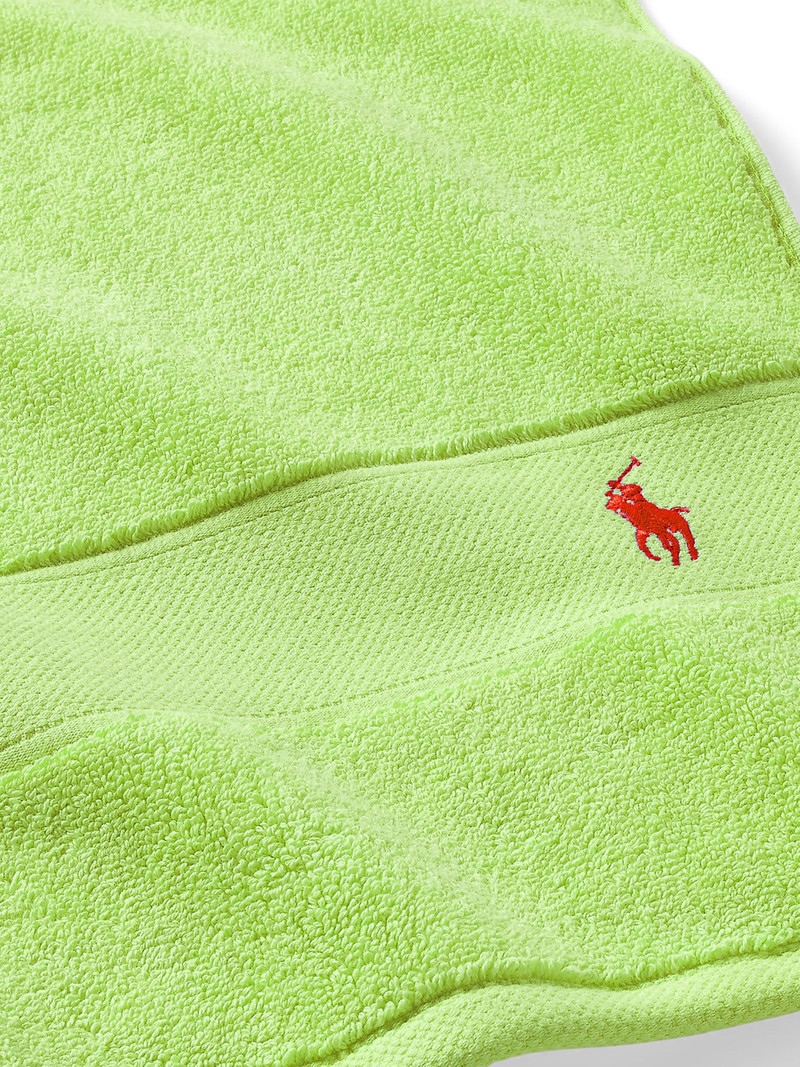 Polo Player Cotton Towel Collection - Kiwi Lime 5