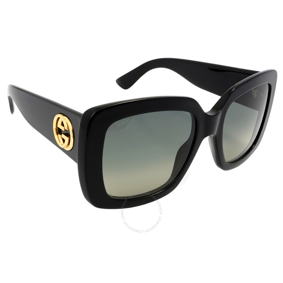 Gucci Gradient Grey Square Ladies Sunglasses GG0141SN 001 53 - 3