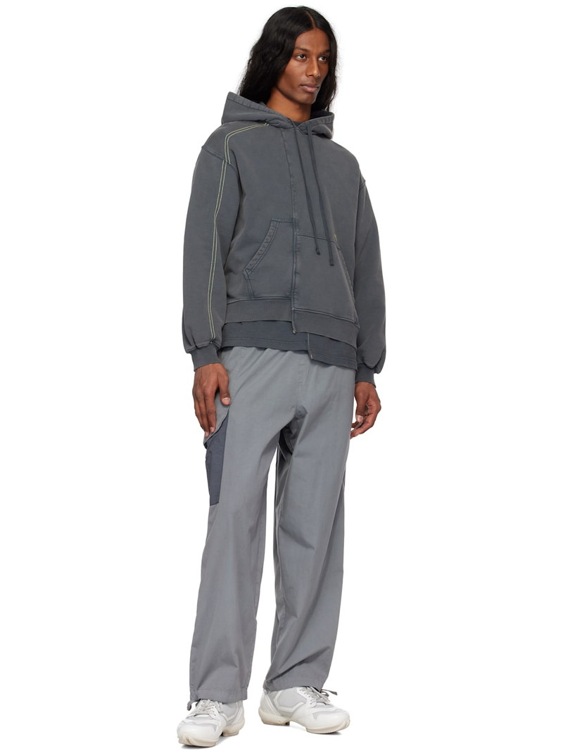 A-COLD-WALL* Gray Oblique Hoodie outlook