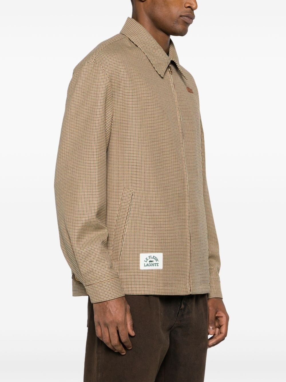 x le FLEUR check-pattern jacket - 3