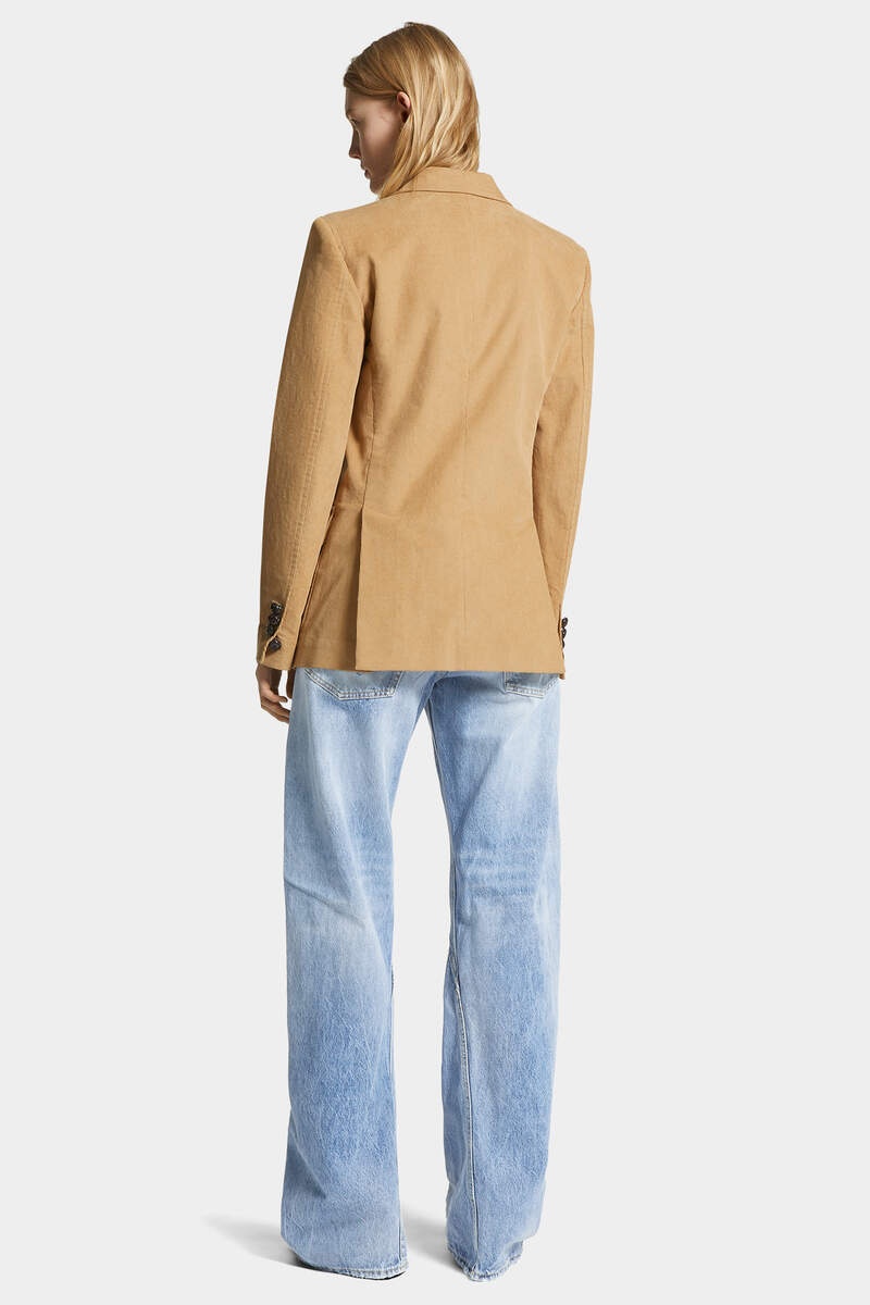LIGHT DIAGONALE WASH D2 TWISTED JEANS - 4