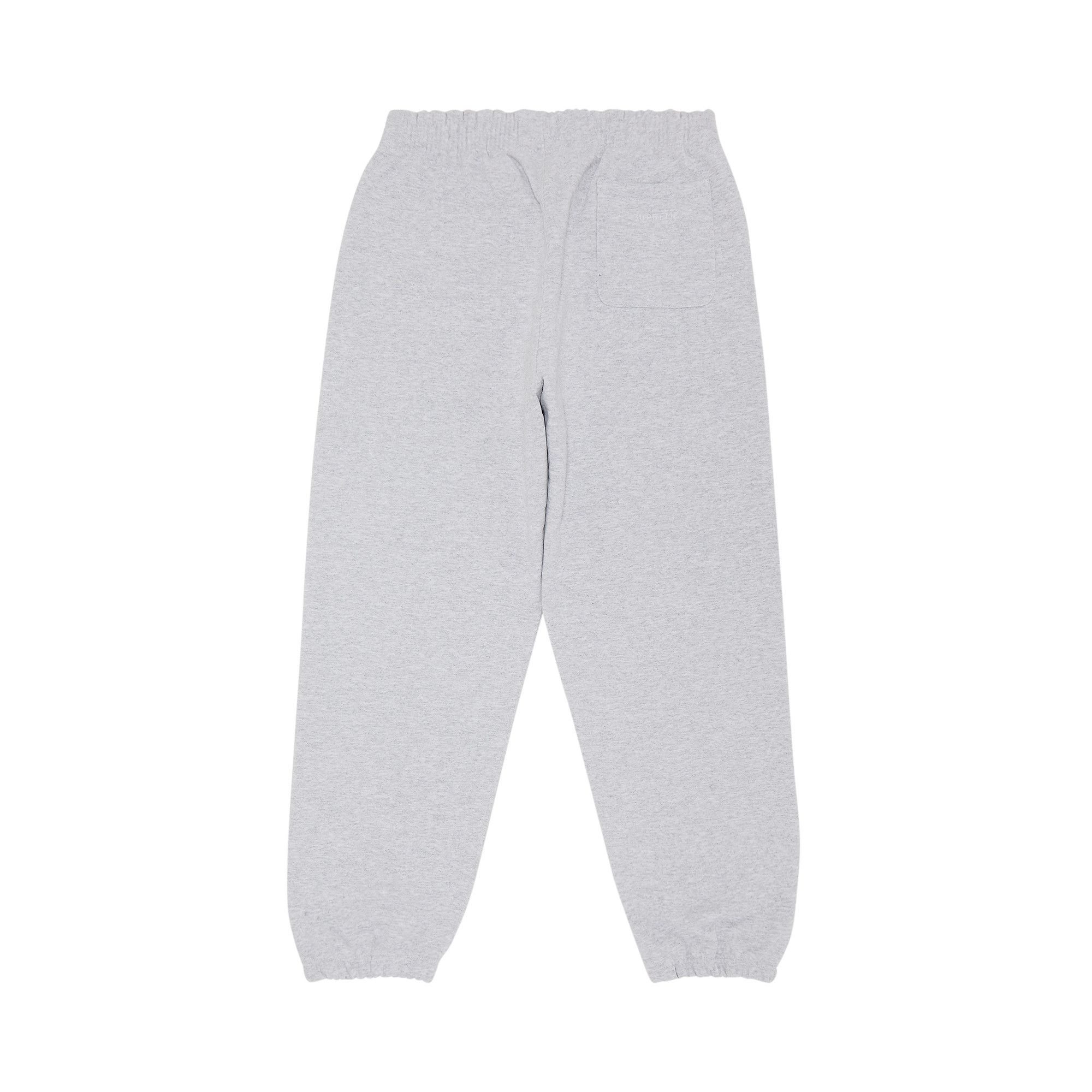 Supreme S Logo Sweatpant 'Ash Grey' - 2