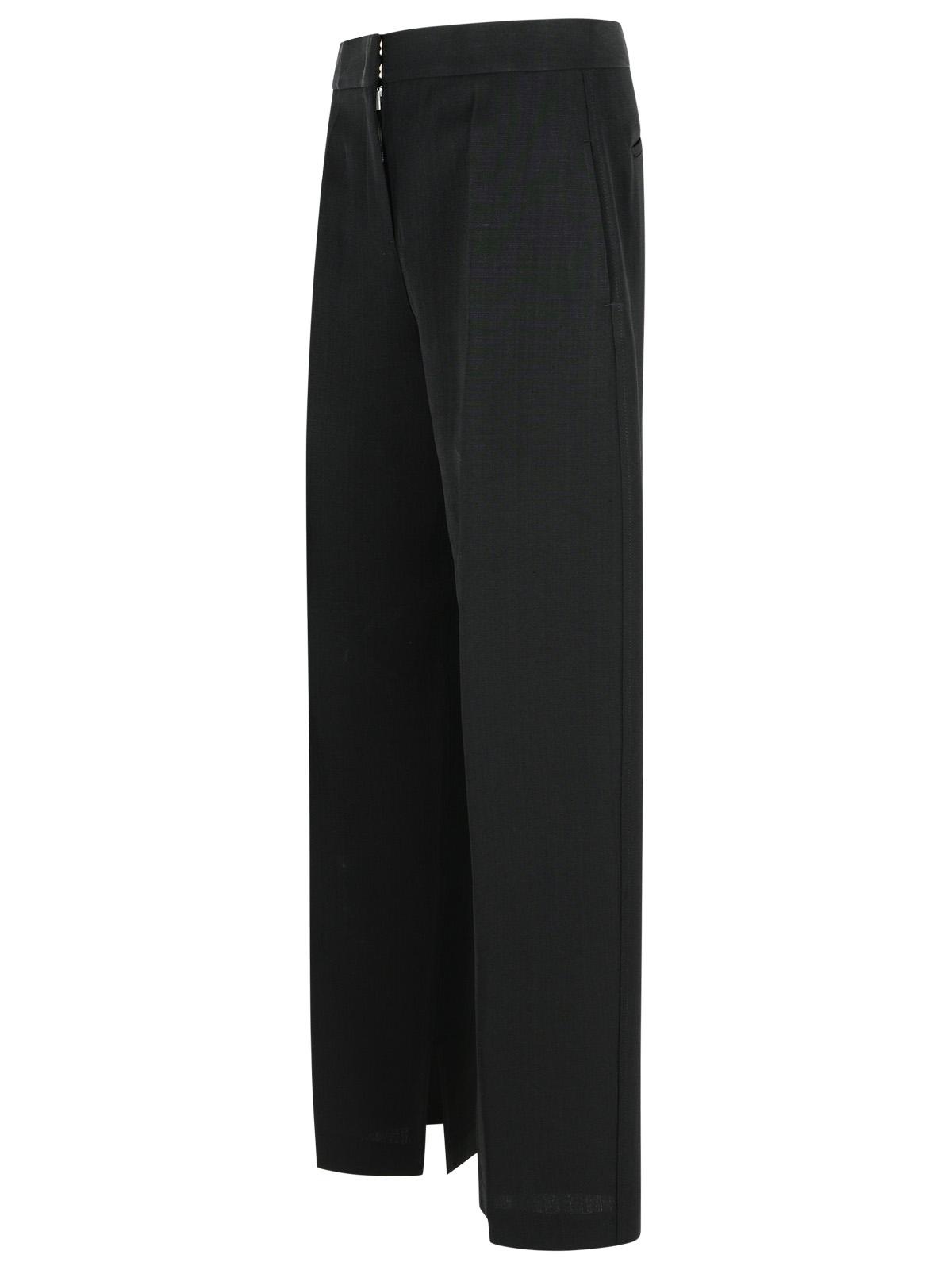 Jil Sander Black Viscose Blend Trousers Women - 2