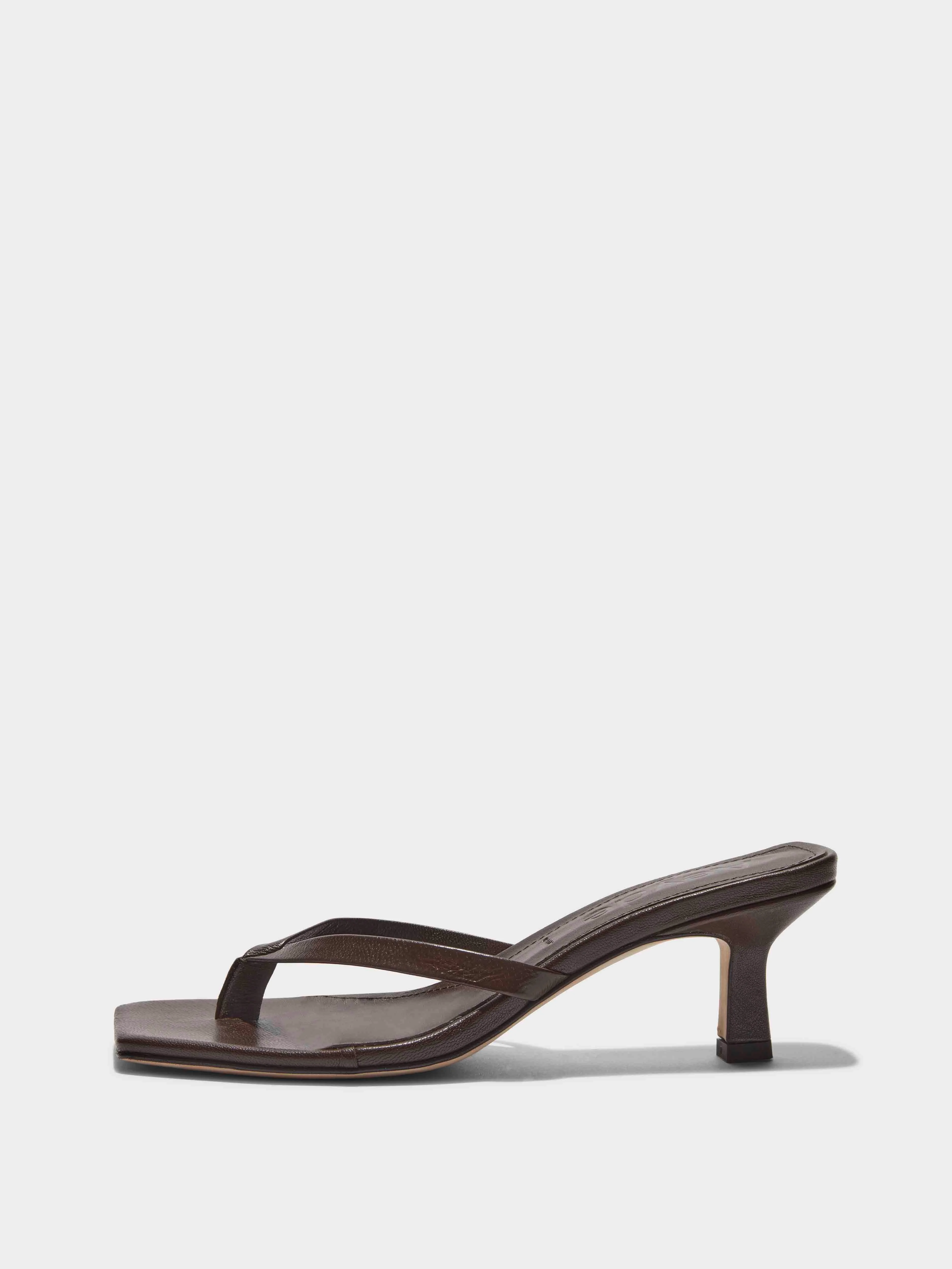 Wilma Leather Thong Sandals - 1