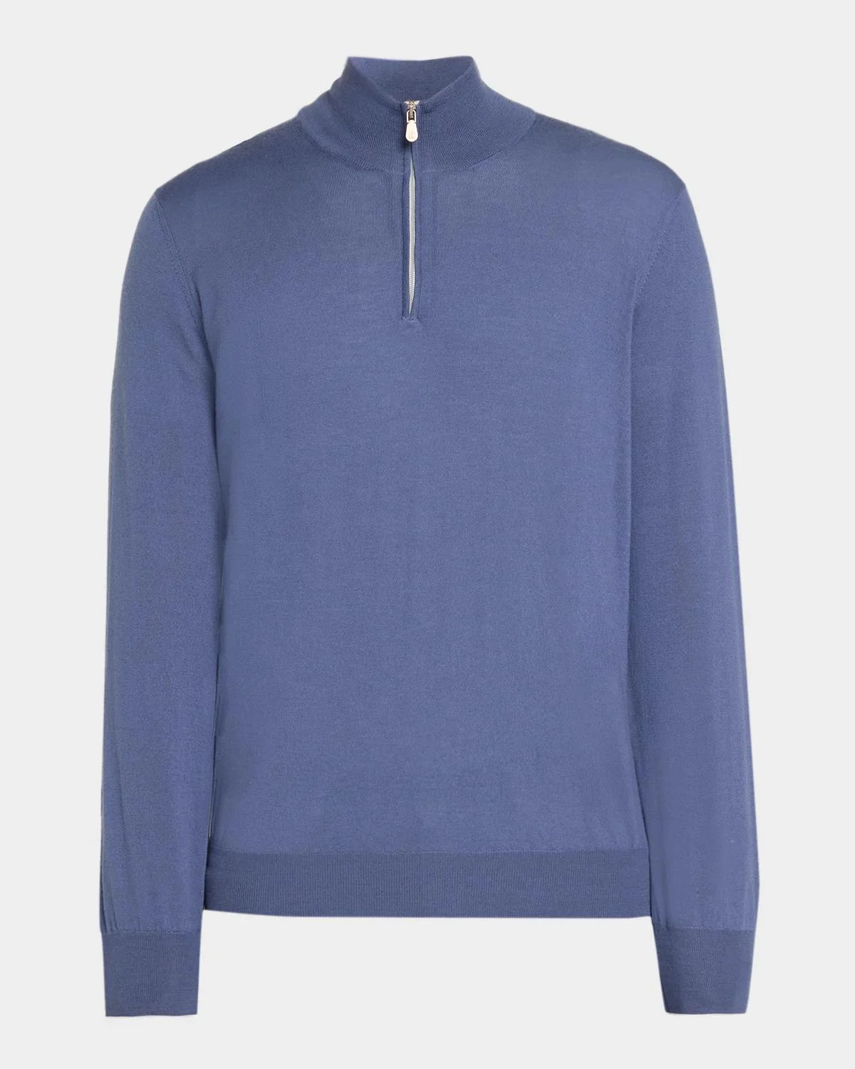 Men's Cashmere Fine-Gauge Quarter-Zip Sweater - 1