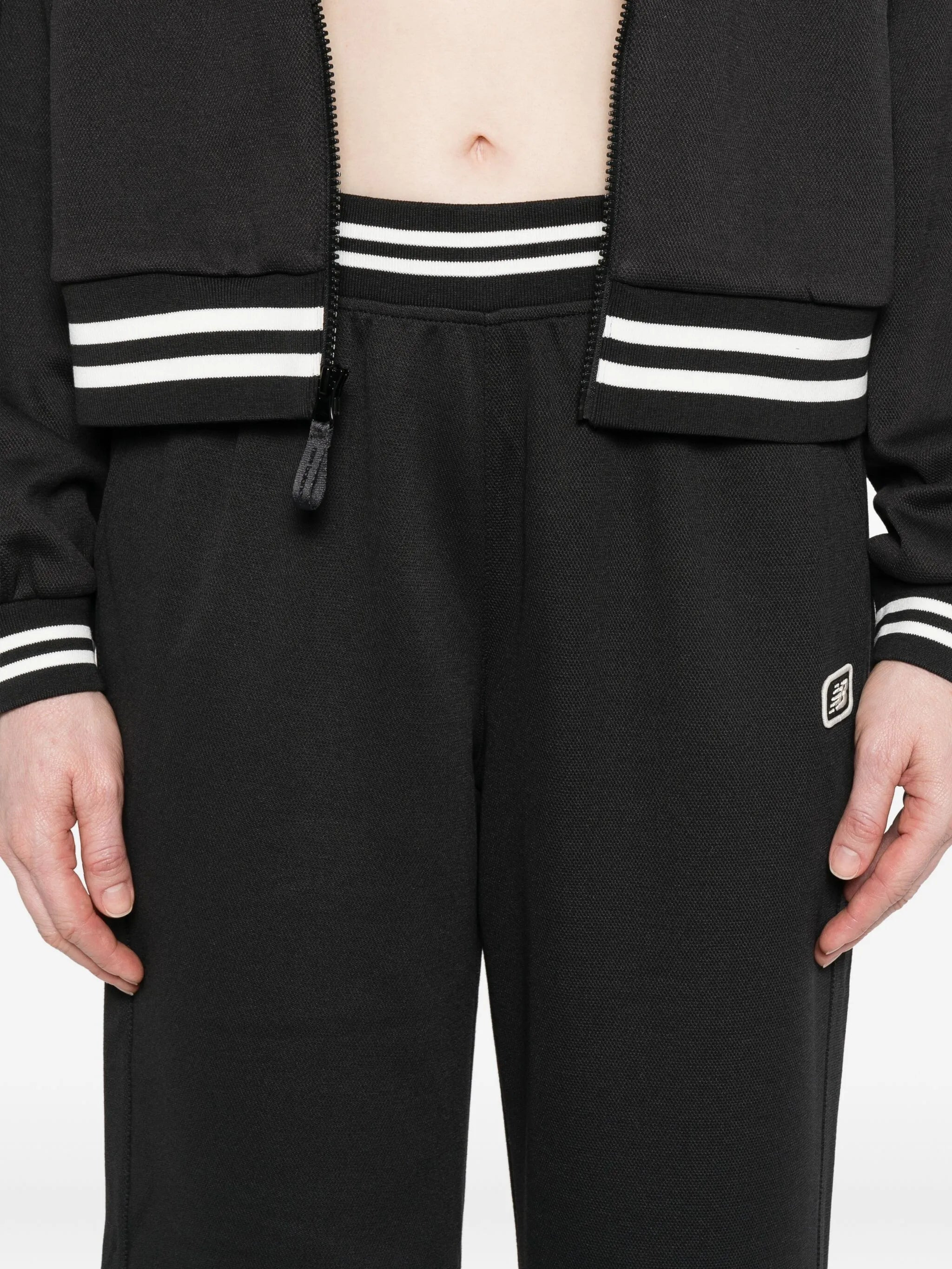 New Balance Elasticated-waistband Split-hem Trousers - 3