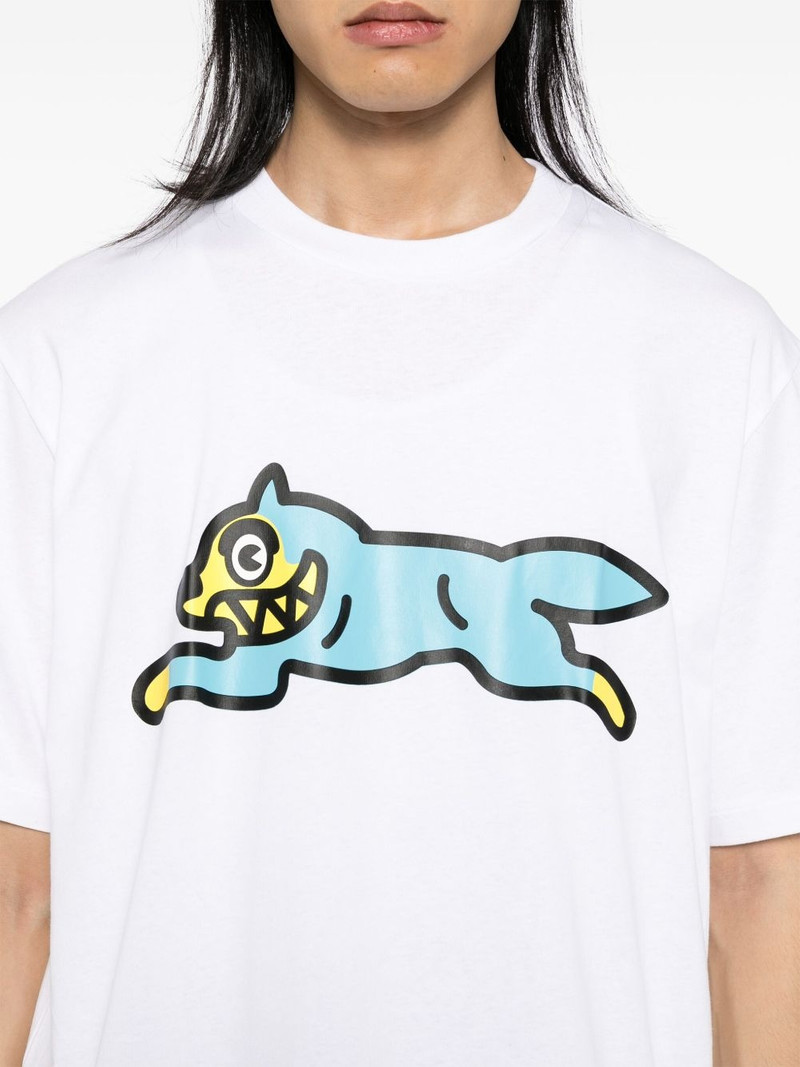running dog-print cotton T-shirt 5