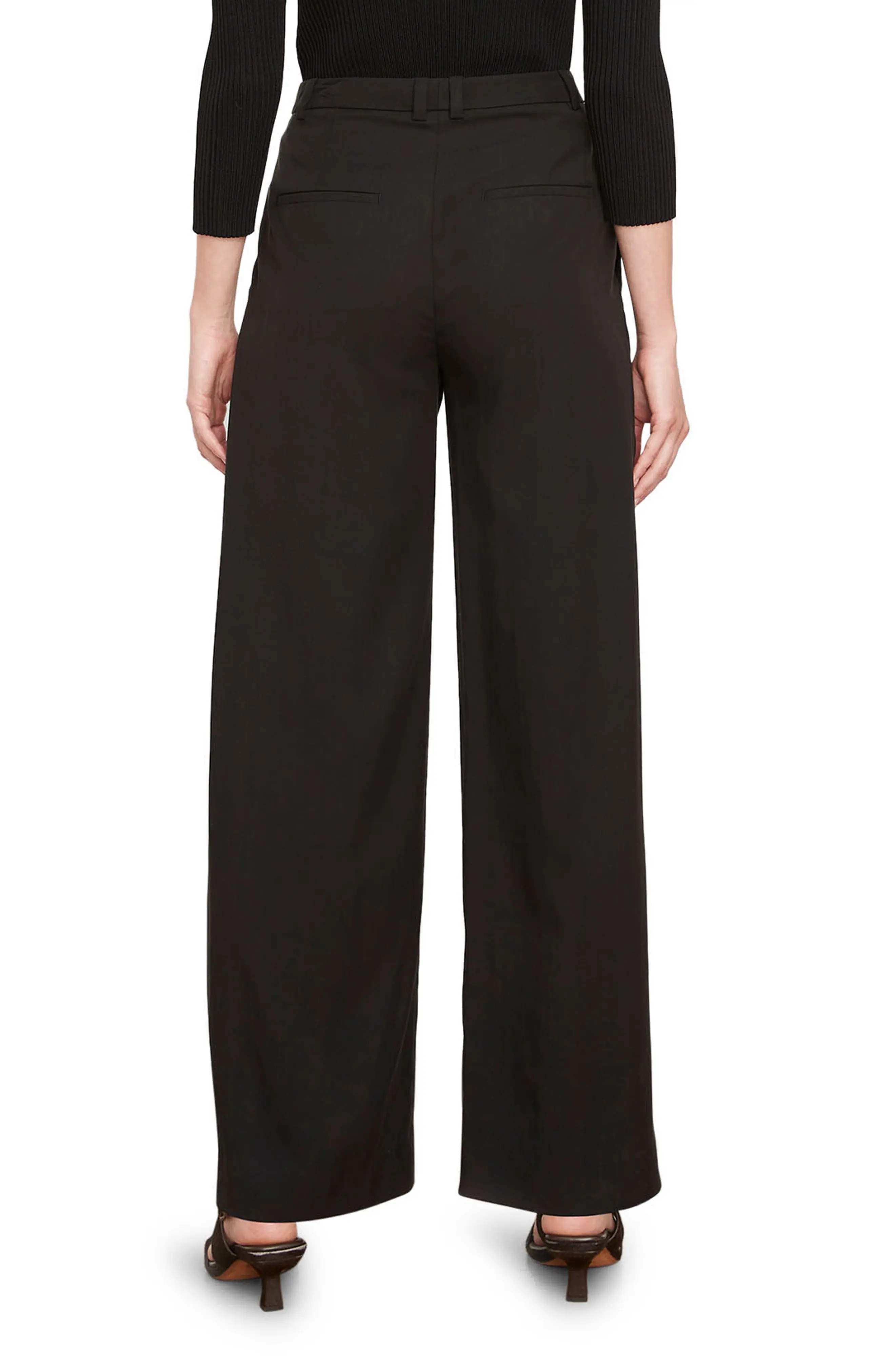 Pleated Drop Waist Trousers - 2