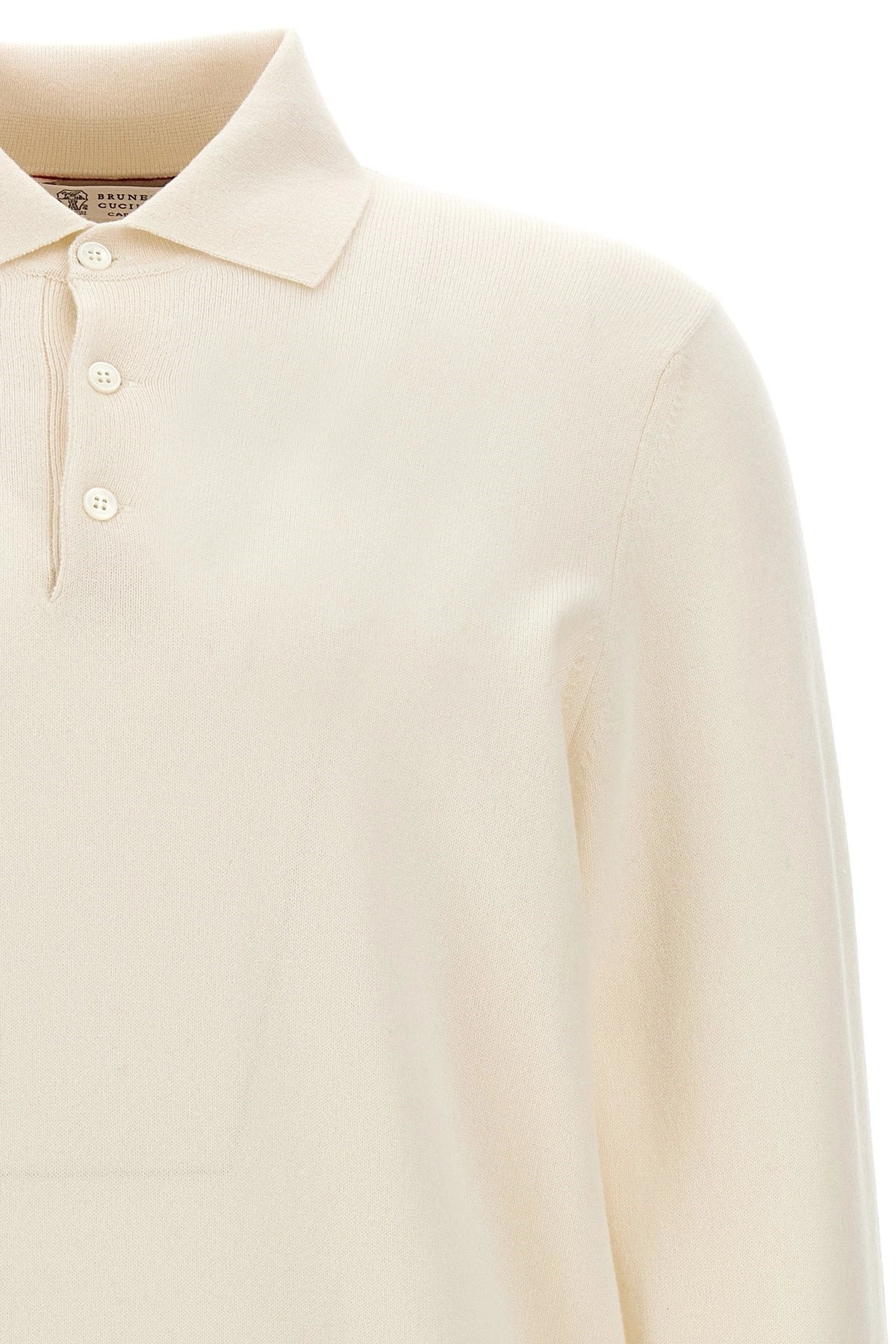Brunello Cucinelli Men Cashmere Polo Shirt - 3