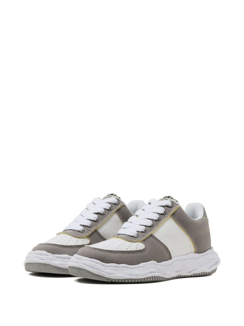 Maison MIHARAYASUHIRO Wayne panelled wave-sole sneakers outlook