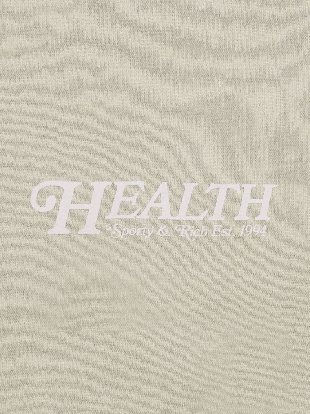 "60s Health" logo-print cotton jumper - 2