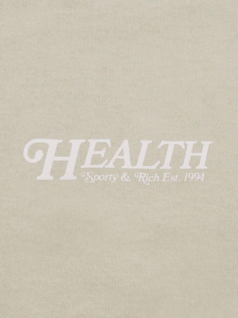 Sporty & Rich "60s Health" logo-print cotton jumper outlook