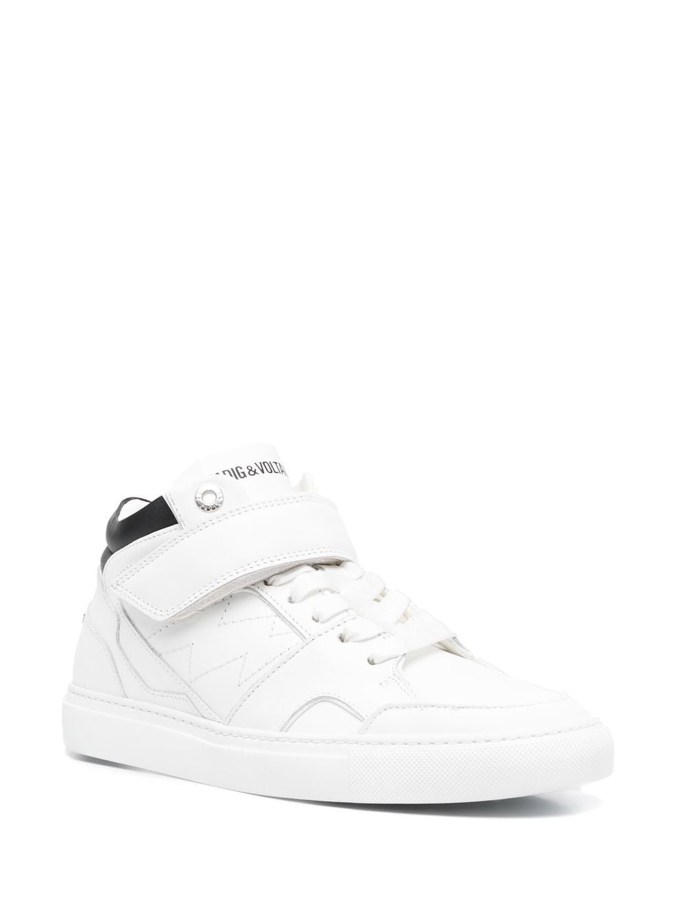logo-print touch-strap sneakers - 2