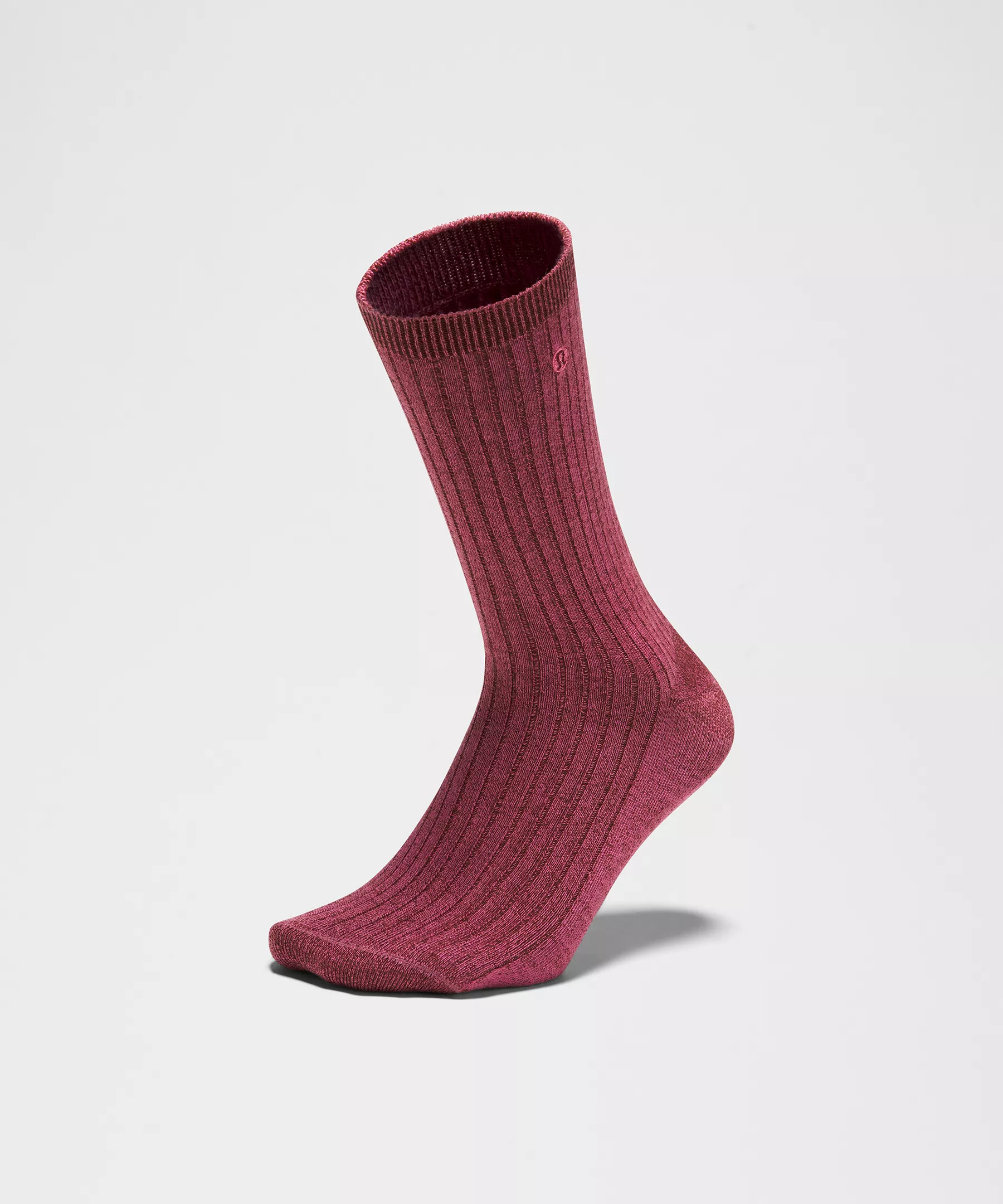 Unisex Ribbed Cotton-Blend Crew Socks - 3