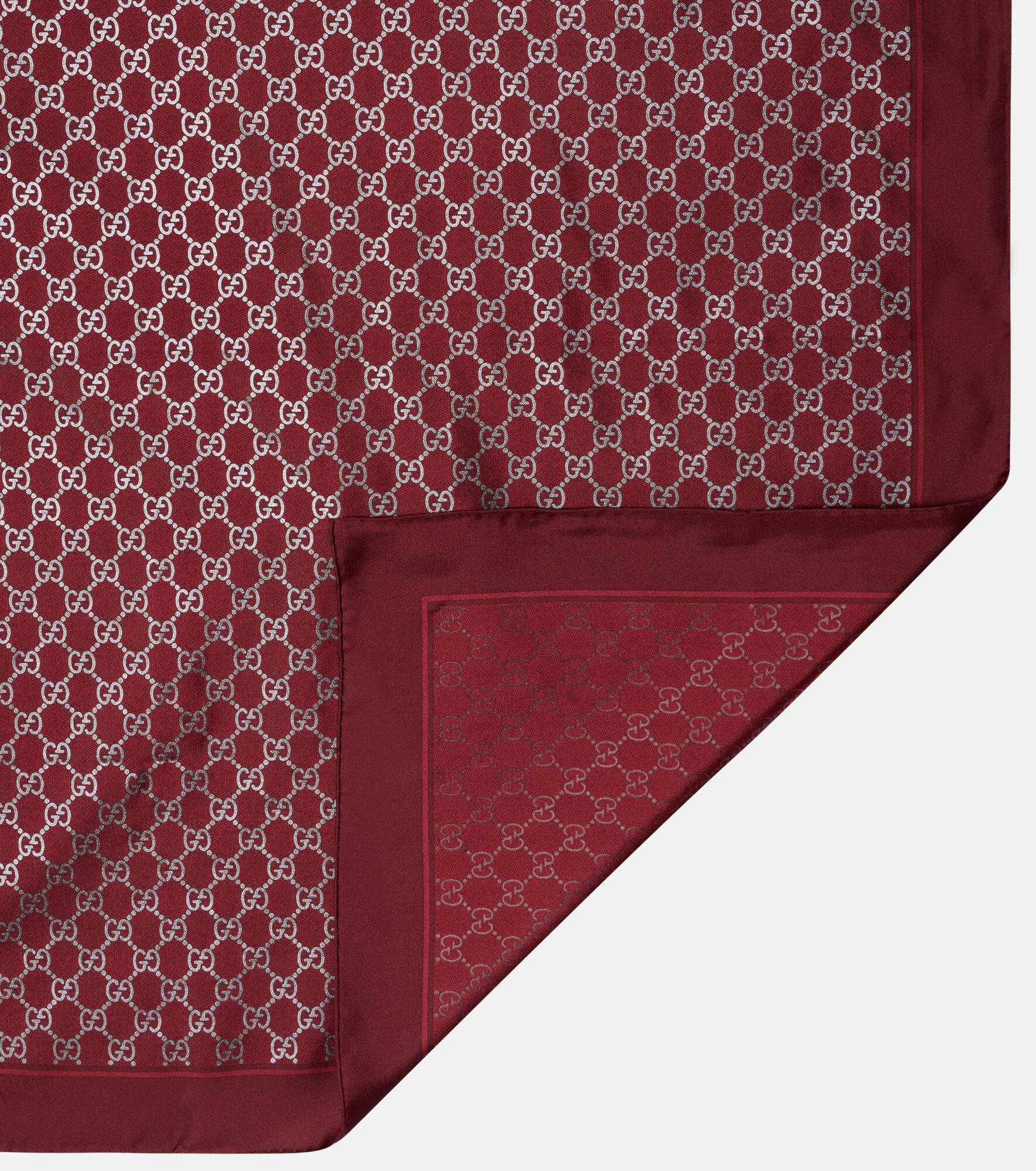 GG silk twill scarf - 5