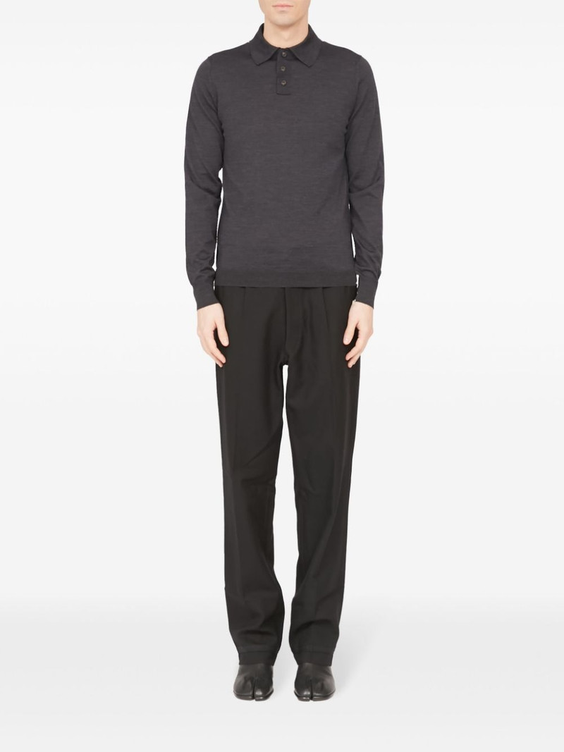 Maison Margiela wool polo jumper outlook