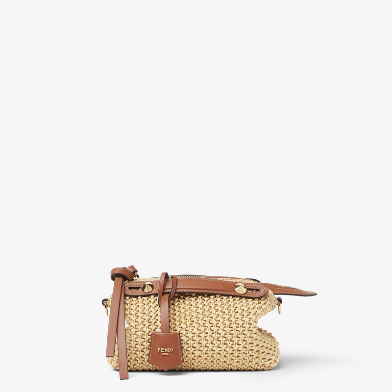 By The Way Soft Mini Woven raffia-effect material mini-bag 1