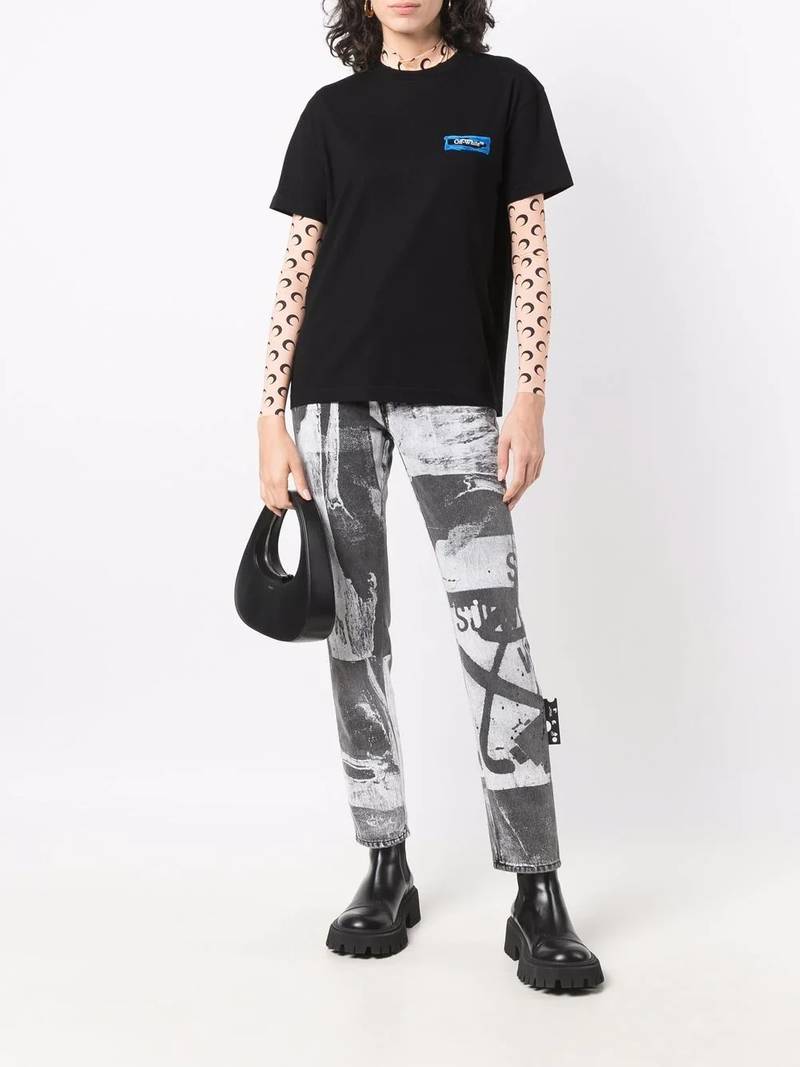 Off-White x Pablo Tomek high-waisted trousers outlook