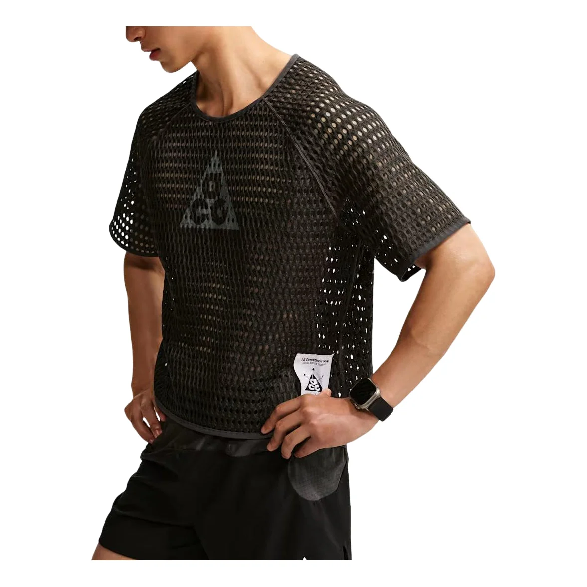 Nike x ACG Radical Airflow Dri-Fit Short-Sleeve Trail T-Shirt 'Anthracite' IV5367-060 - 1