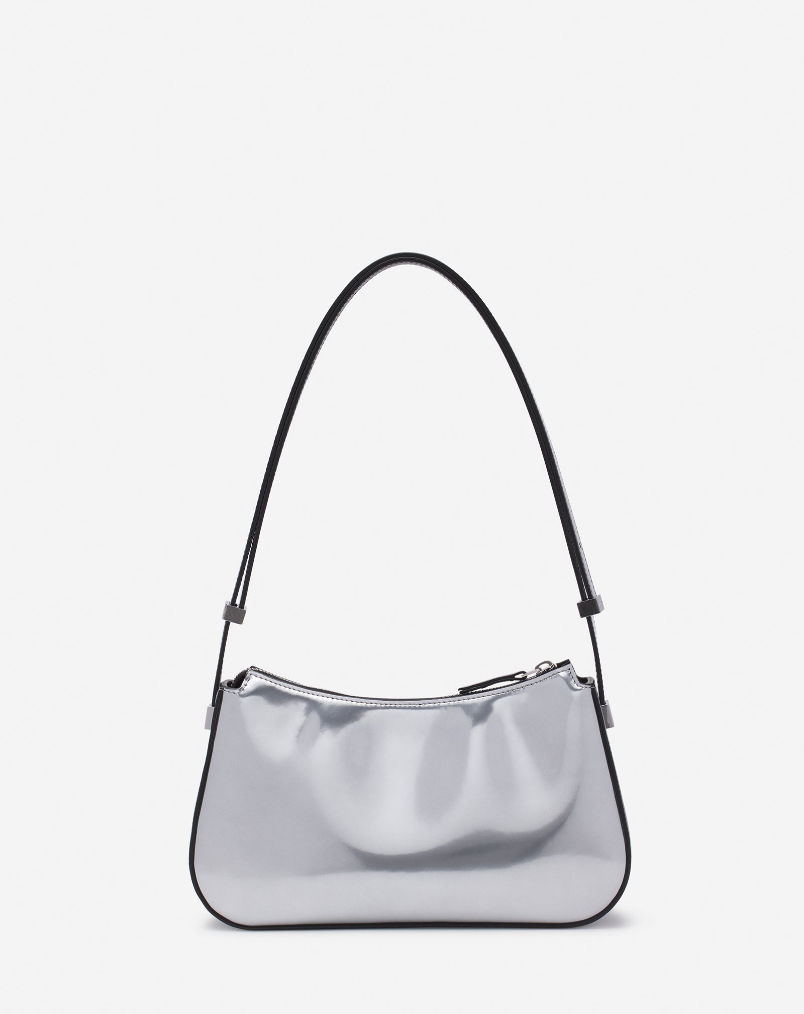 CONCERTO BAGUETTE BAG IN METALLIC LEATHER - 3