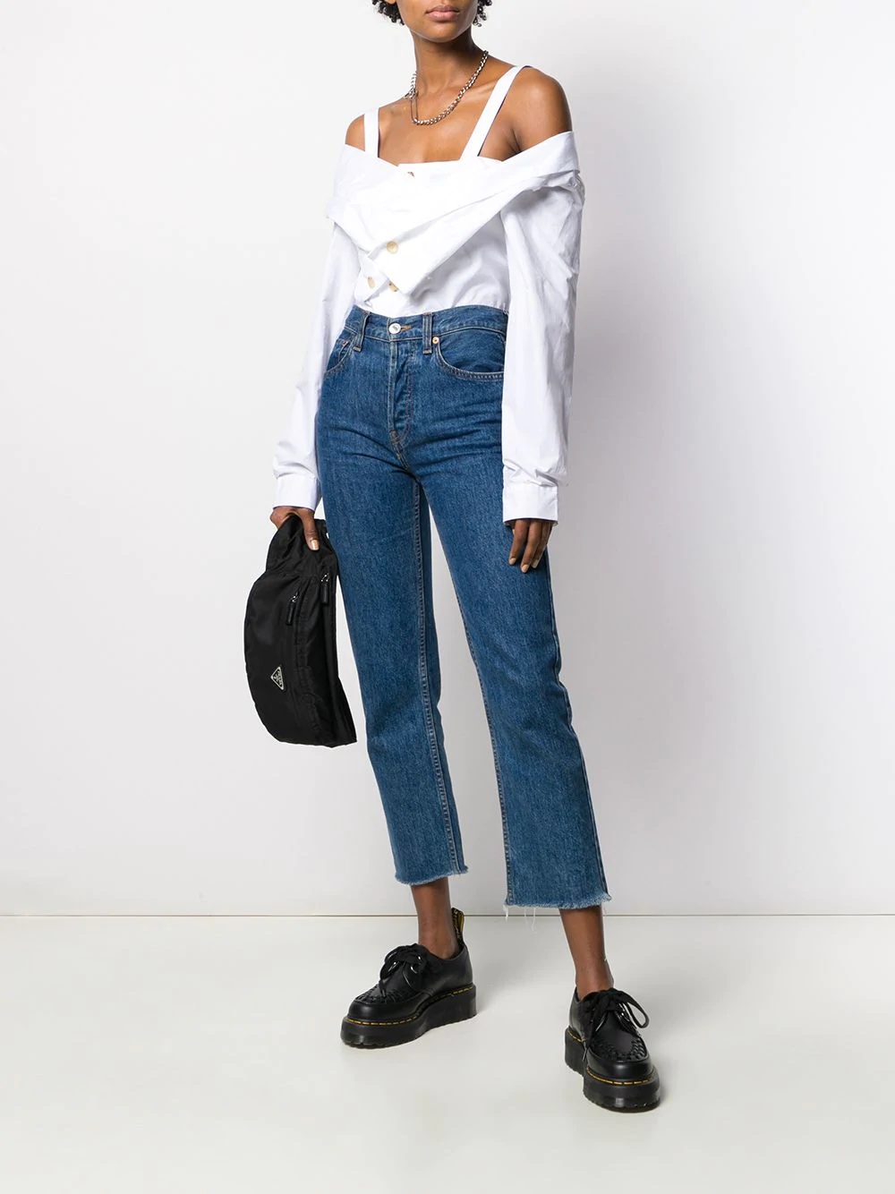 Nobo off-the-shoulder shirt - 2