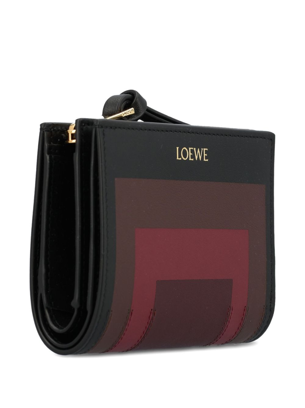 panelled leather wallet - 3