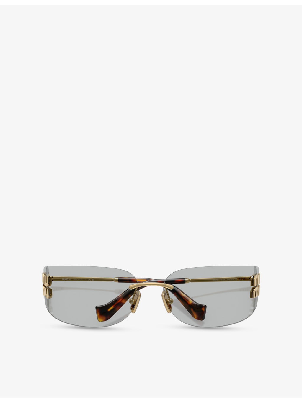 MU A51S Square-Frame Metal Sunglasses - 5